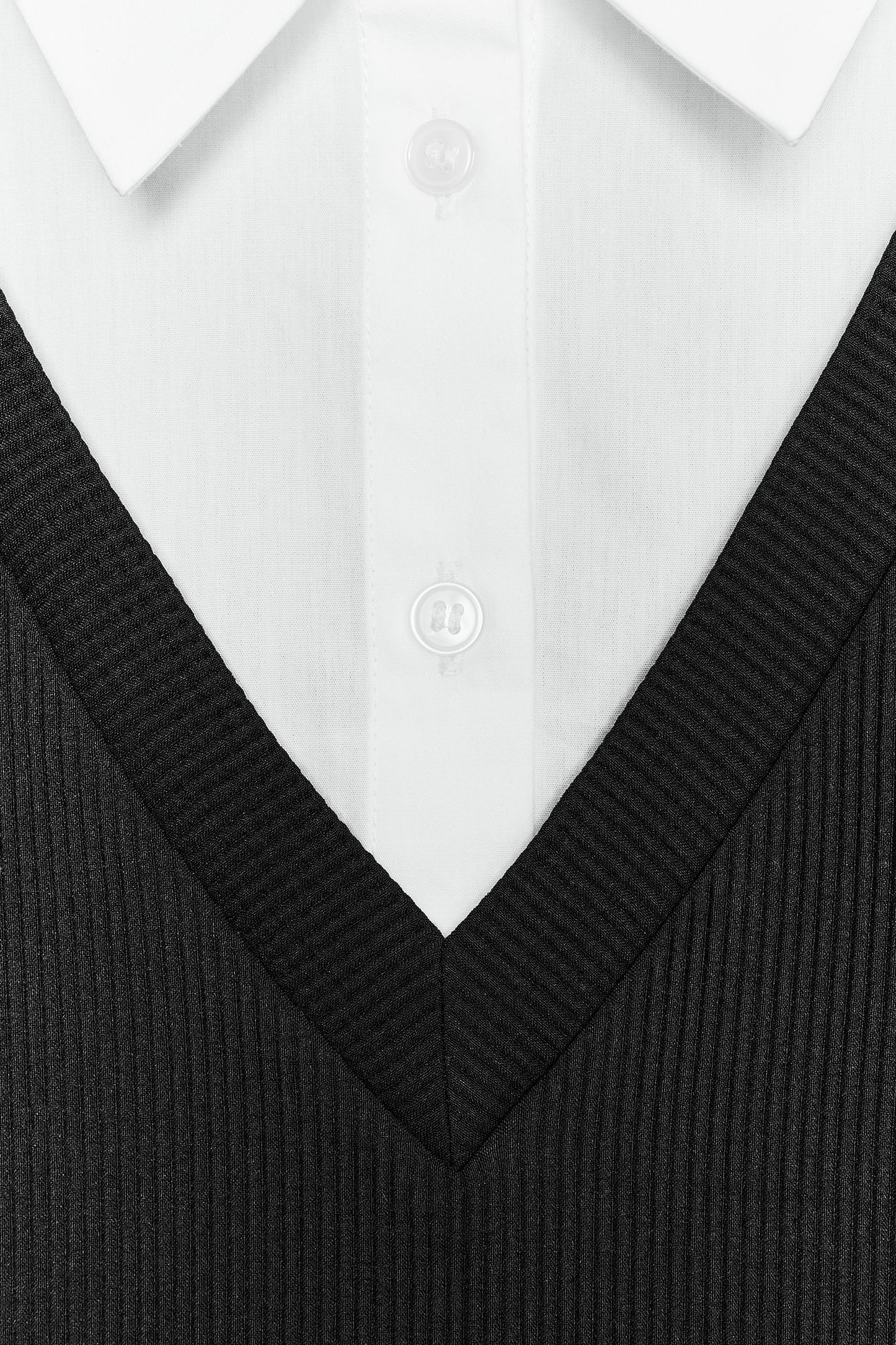 Robe Courte Bimatière Popeline