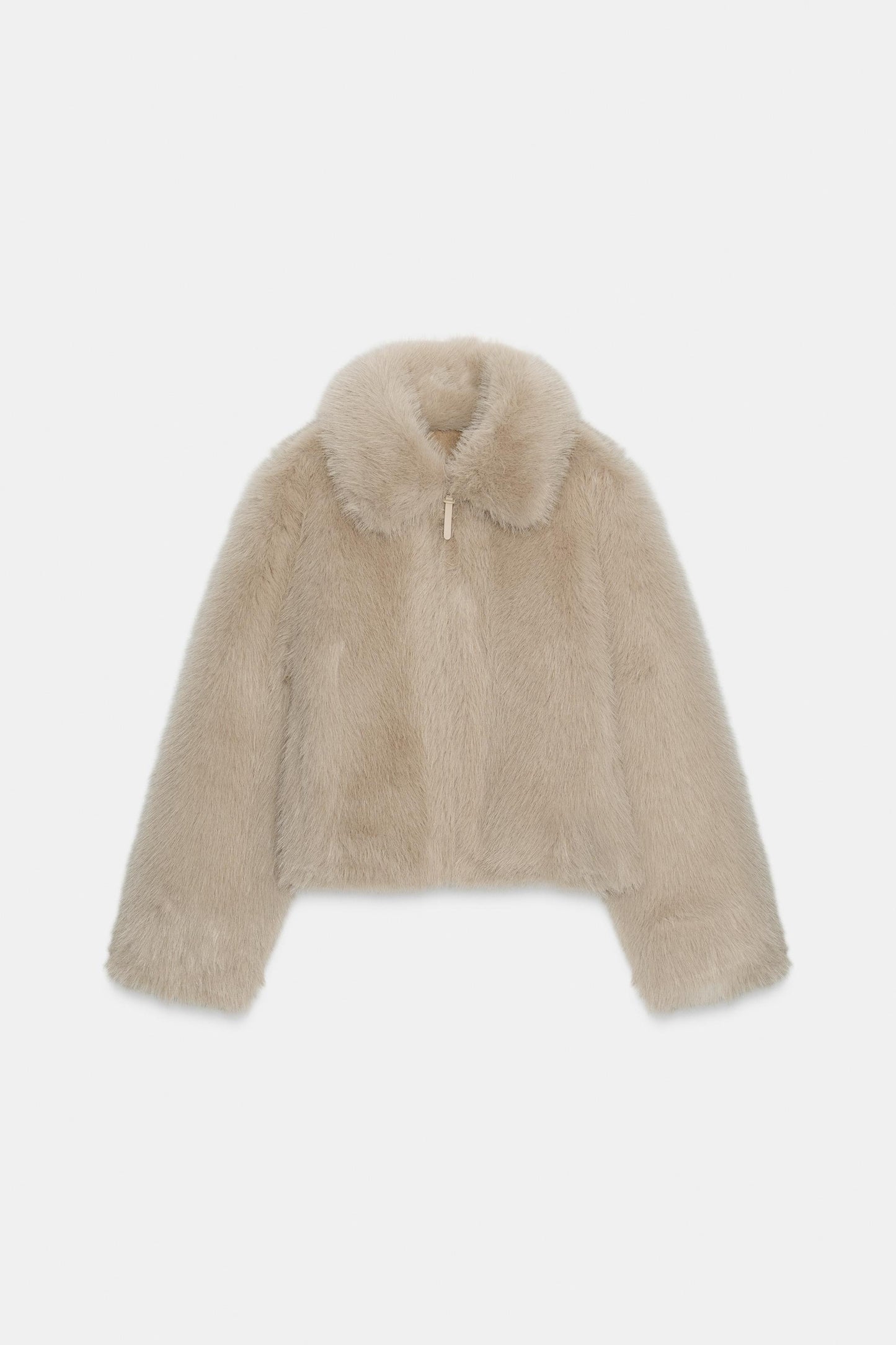 Veste Double Face Effet Fourrure