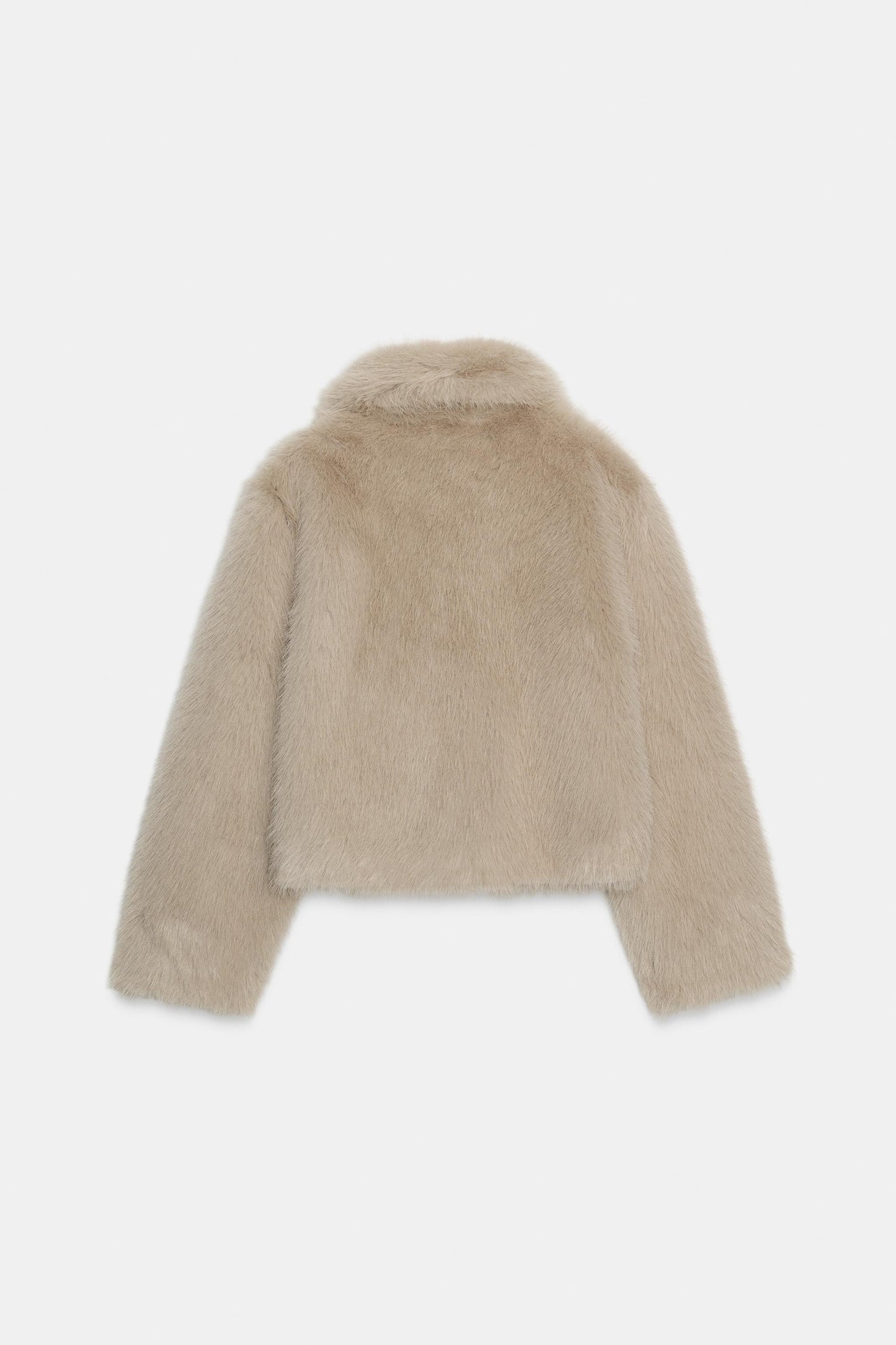 Veste Double Face Effet Fourrure