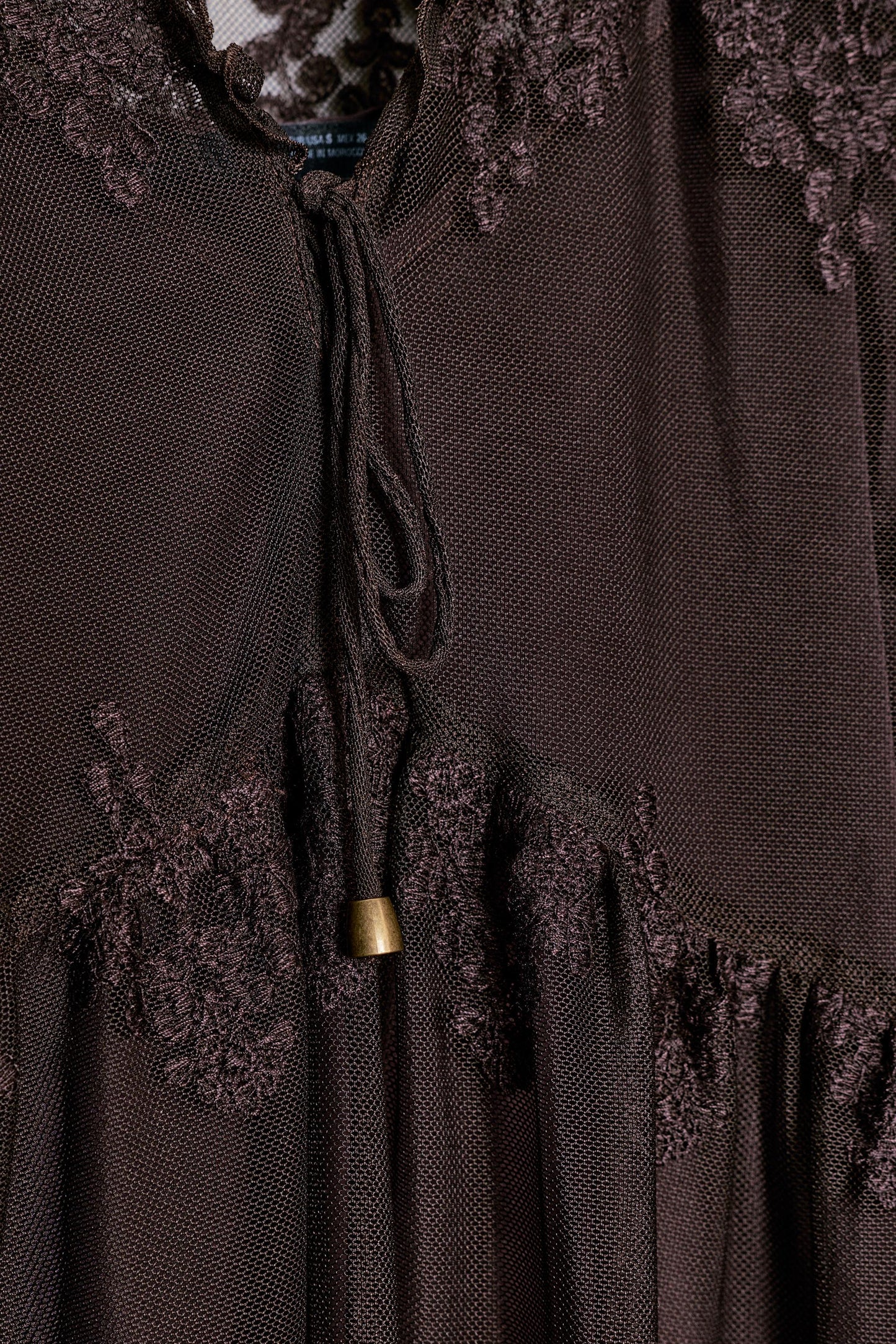 Blouse Tulle Brodé